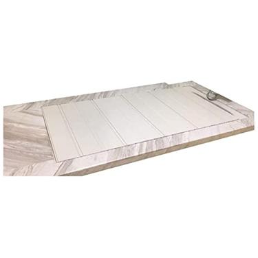 Imagem de Capa de banheira capa de banheira antipoeira placa de isolamento de banheira PVC dobrável bandeja de banho (tamanho : 75751,2 cm) (70 * 75 * 1,2 cm)