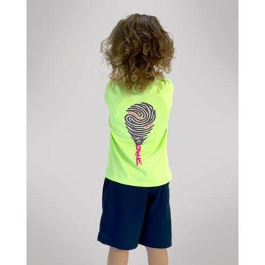 Imagem de Camiseta Infantil Inconfundível Manga Curta Verde Neon-Unissex