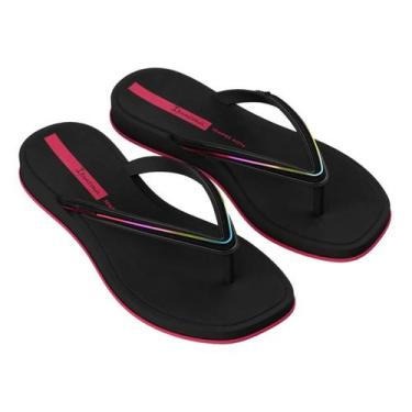 Imagem de Chinelo Feminino Ipanema Sempre Nova Glow Preto Pink Envio Imediato, P