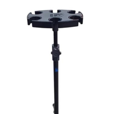 Imagem de Pedestal Suporte Descanso 6 Microfones Com Ou Sem Fio DEM-02