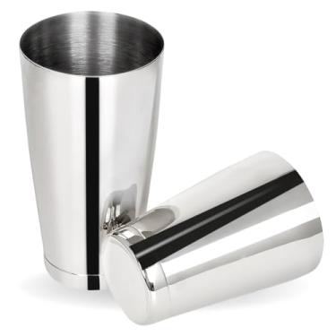 Imagem de Coqueteleira Profissional Boston Inox 750ml 500ml Copo Bartender Barman Drinks Coquetéis Shaker 2 Peças
