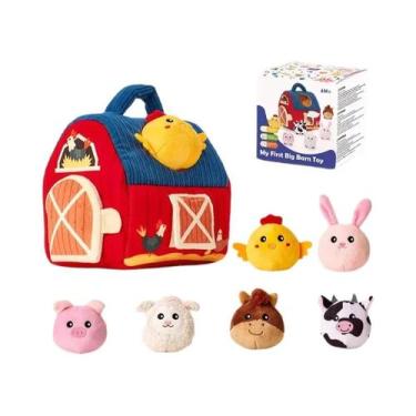 Imagem de Brinquedo De Colmeia Para Bebês De 6-12 Meses, Com 5 Elementos Sensori