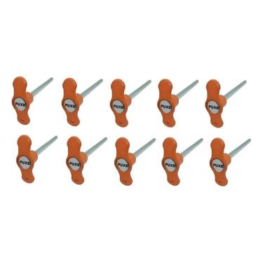 Imagem de 10 Pino De Carga Tijolinho 5/16 Academia Musculação Laranja