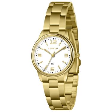 Imagem de Relógio Lince Feminino Ref: Lrgm026l32 B2kx Casual Dourado