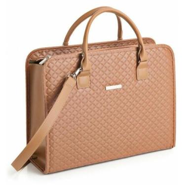 Imagem de Pasta / Bolsa Executiva Para Notebook 15.6' Em Matelassê Feminina - Vi