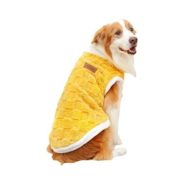 Imagem de Colete De Lã Polar Quente Para Cães De Porte Médio a Grande, Casaco De