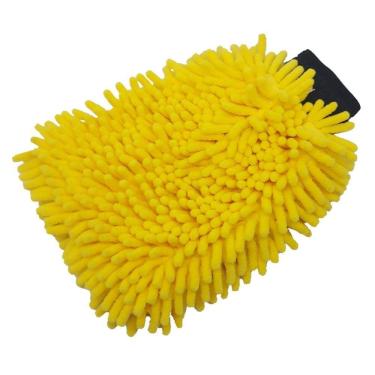 Imagem de Luva De Microfibra Multiuso Limpeza Lavação Automotiva Carro