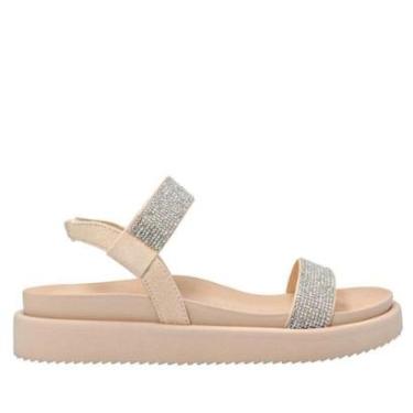 Imagem de Sandalia Anacapri Papete Brilho Nude-Feminino