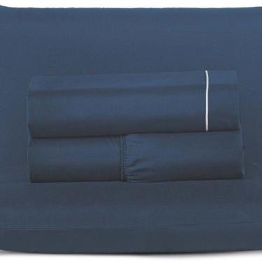 Imagem de Jogo de Cama Top Line Casal King 4 Peças 180 Fios 100% Poliéster - Mar