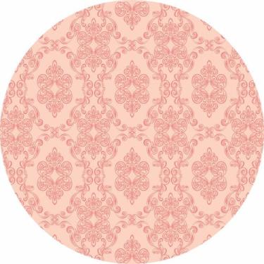 Imagem de Painel de Lona Redondo Não Tecido Jacquard Rosa - Fabrika De Festa, 15