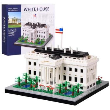 Imagem de Mini Blocos De Montar Casa Branca 2231 Peças - Castela - CASTELA BRASI