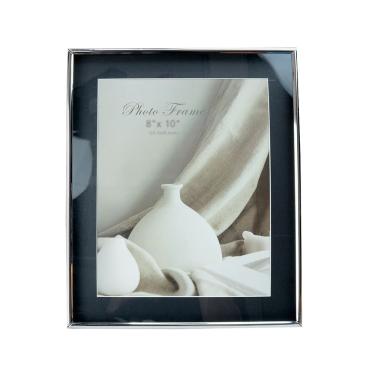 Imagem de Porta Retrato De Alumínio Fundo Preto 20X25cm