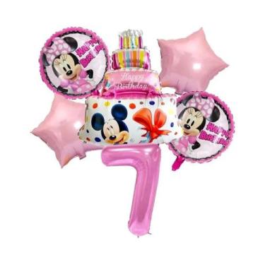 Imagem de Conjunto De Balões Mickey E Minnie Para Decoração De Festa De Aniversá
