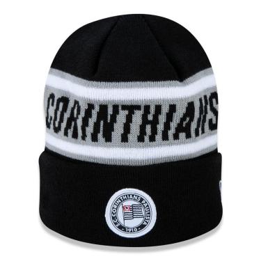 Imagem de GORRO CORINTHIANS FUTEBOL PRETO NEW ERA-Unissex