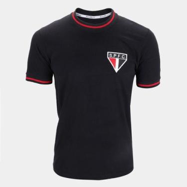 Imagem de Camisa São Paulo Classic RetrôMania Masculina, Preto, P