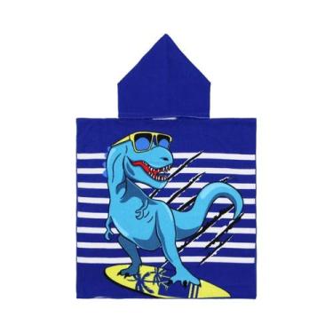 Imagem de Roupão De Banho Infantil Com Capuz Em Estilo Cartoon Para Crianças, To