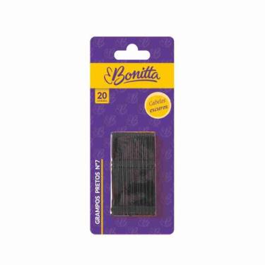 Imagem de Mb grampos n.7 blister c/20 preto 637bt - BONITTA