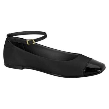 Imagem de Sapatilha Feminina Moleca Bailarina Boneca Virginia Preto, Preto, 37