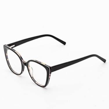 Imagem de Armação Óculos de Grau Feminina Acetato Gatinho / Clarissa- Óculos Sunrise-Feminino