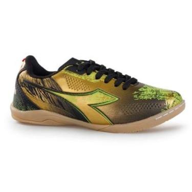 Imagem de Tênis Futsal Infantil Diadora Agilitá Preto e Dourado PRETO/DOURADO/AMARELO NEON 33 Diadora-Unissex