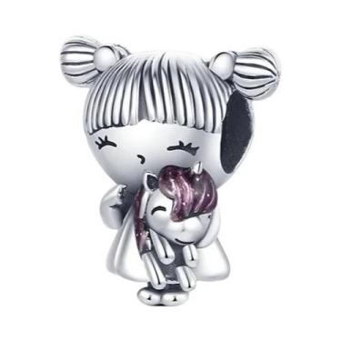 Imagem de Pingente Árvore Genealógica Prata 925 Charm Mãe Pai Amor Eterno Para P