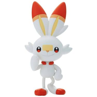 Imagem de Kit de modelo Bandai Pokémon Scorbunny Quick para montar sem cola, com 20 peças em plástico