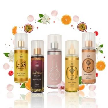Imagem de Kit 5 Body Splash Árabe Feminino Wathanni, Sabah, Yara, Gold E Rose 20