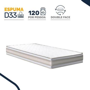 Imagem de Colchão de Espuma D33 Double Face Territory Hellen Solteiro 88cm - Luc
