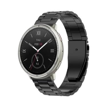 Imagem de Pulseira De Aço Inoxidável De 20 22mm Para Smartwatches Amazfit Active