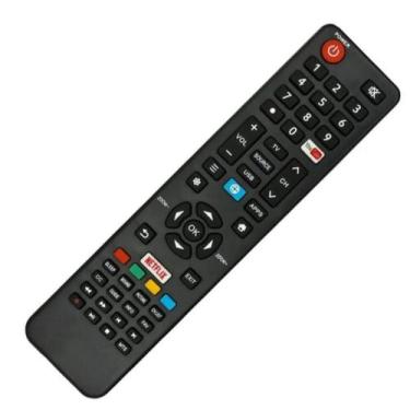 Imagem de Controle Remoto Compativel Tv Led Semp Ct6841 Netflix Youtube - Produt