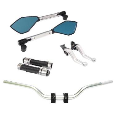 Imagem de Manete Manopla Retrovisor Guidão Factor 125 Fazer 150 250 - Stark Race