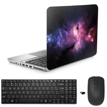 Imagem de Adesivo Notebook 17" Cosmos 1/Tecl/Mouse Preto - BD Net Collections