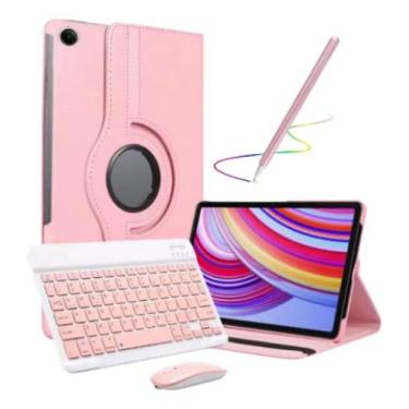 Imagem de Capa Giratória + Caneta + Teclado + Mouse Para o Tablet Samsung Galaxy