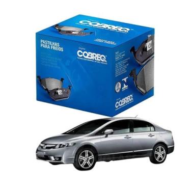 Imagem de Jogo Pastilha Freio Dianteira New Civic 1.8 2007/2011 - COBREQ