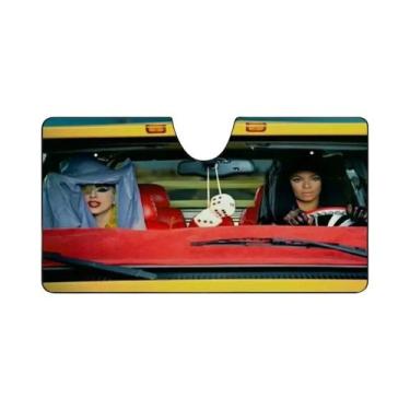 Imagem de Protetor Solar Divertido Para Carro Com Proteção UV, Capa Para Para-br