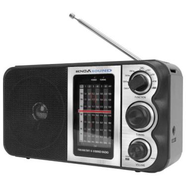 Imagem de Rádio Portátil Benoá CB-1703 AM/FM - BENOA, PRETO/CINZA