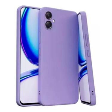 Imagem de Capa Case Aveludada Capinha Para Samsung Galaxy A06 Cor: Lilás - LXL