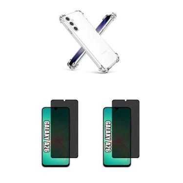 Imagem de 2UN Películas Fosca Privativa + Capinha Silicone TPU Para Galaxy A26 5