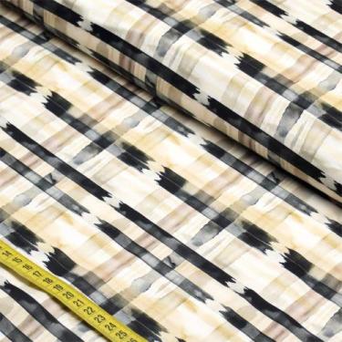 Imagem de Tecido Tricoline Dusty Black : Listras (0,50x1,50) - Fabricart