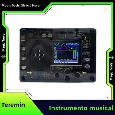 Imagem de Instrumento Musical De Brinquedo Theremin Com Tela Colorida, 70+ Vozes