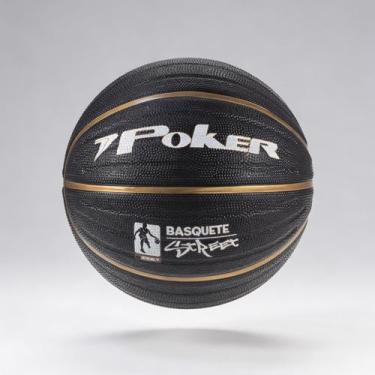 Imagem de Bola Basquete Poker Street Pto Dourado