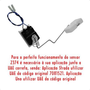 Imagem de Bóia Tanque STRADA 1999/2005 - 18485 - 2374 - Fiat