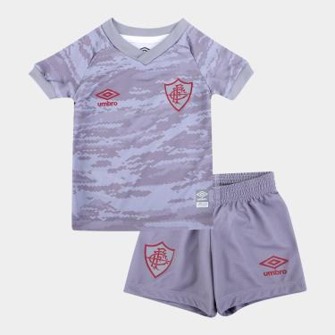 Imagem de Kit Fluminense Infantil III 21/22 s/n Torcedor Umbro-Unissex