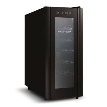Imagem de Adega Climatizada Brastemp Display Touch 12 Garrafas BZC12, Preto, 220