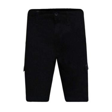 Imagem de Bermuda Max Denim Cargo Masculino - Preto, 44