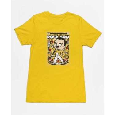 Imagem de Camiseta Poster Pop Style Inspiração FREDDY MERCURI Estampa DTF 100% A