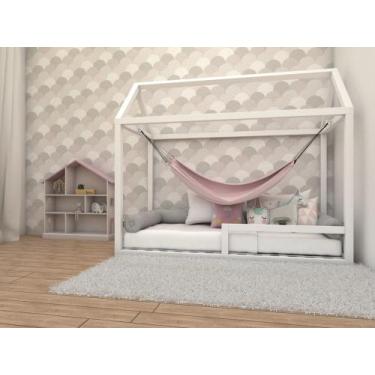 Imagem de Cama Infantil LÚDIKA MOBÍLIA Casinha Solteiro Eco Premium Montessori C