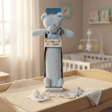 Imagem de Soninho Rolinho Bebê Fofinho 60cm Pelúcia Antialérgica - Brinquedo e T