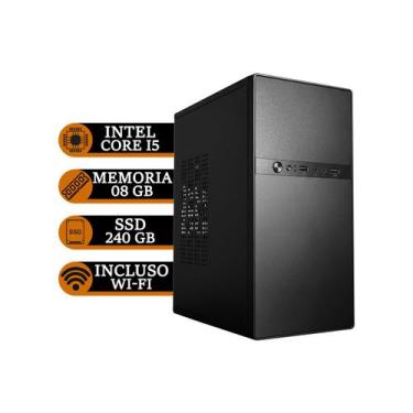 Imagem de Computador windows 11 cpu intel i5, ssd 240gb, 08gb + wifi - HEDMAX