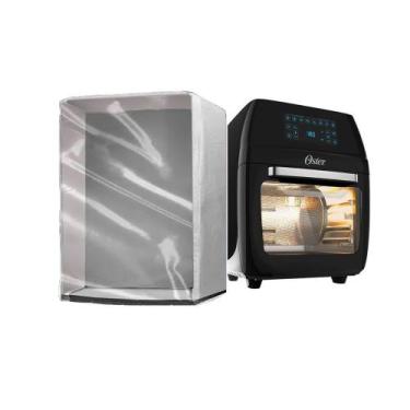 Imagem de Capa Branca para Air Fryer Fritadeira elétrica Oster 12L Impermeável -